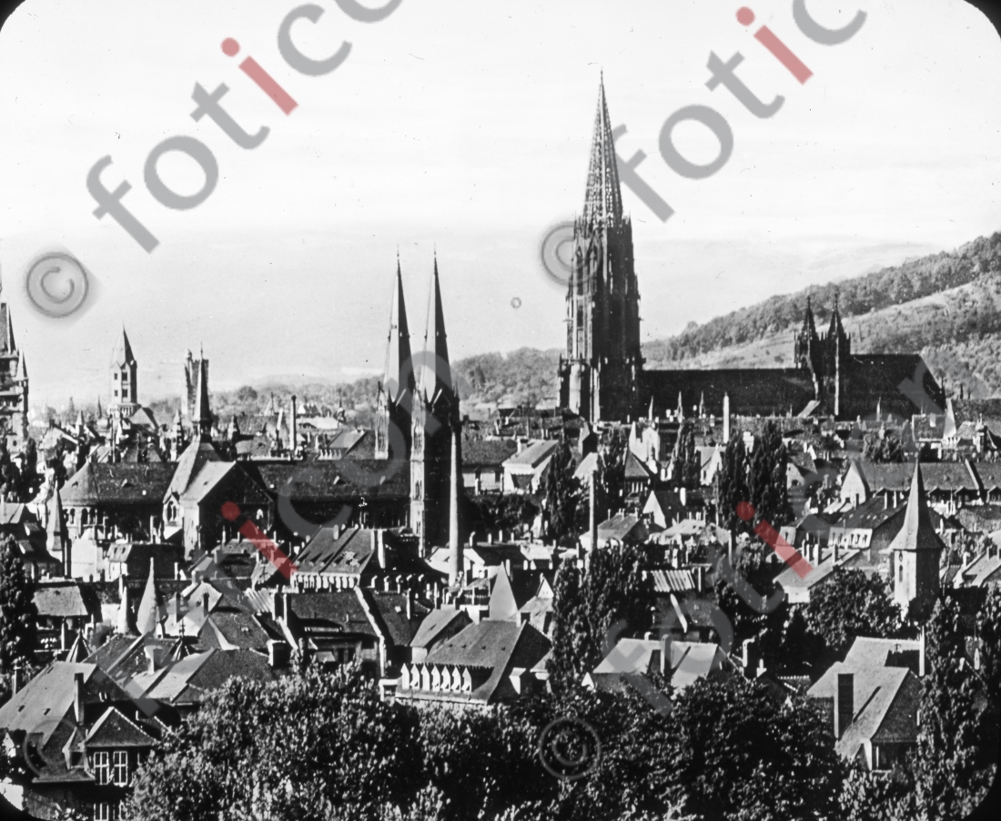 Freiburg | Freiburg - Foto foticon-simon-127-021-sw.jpg | foticon.de - Bilddatenbank für Motive aus Geschichte und Kultur